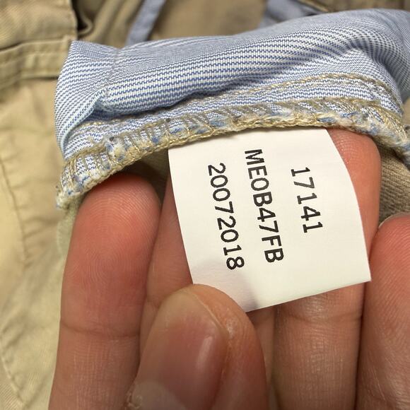 Peter Millar Pants Mens 32x30 Beige Soft Touch Twill 5-Pocket Stretch Chino Golf - Picture 6 of 11